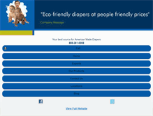 Tablet Screenshot of northamericandiaper.com